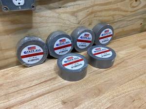 TAPE ALL Lot of 6 Rolls of-  2 x 45 yds Duct Tape