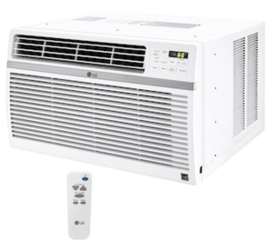 LG ELECTRONICS 10,000 BTU 115-Volt Window Air Conditioner with Remote and ENERGY STAR in White