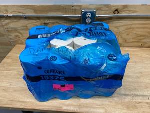 GEORGIA PACIFIC Lot of 34-  Toilet Paper Rolls, Compact(R), Coreless, 2 Ply, 12 in Core Dia.