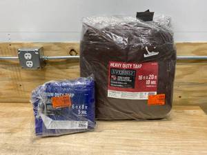 EVERBILT Lot of 2-  Tarps
