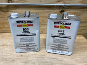 RUST-OLEUM Lot of 2-  Paint Thinner, 1 gal, Solvent, 771gL, Alkyd and Latex Thinner for Brush Applications