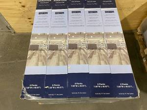 SARATOGA COLLECTION Lot of 25 Boxes of- 100% Waterproof Flooring in Cinder Gray (Total of 473.25 sq. ft.)