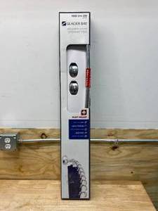 GLACIER BAY Rustproof 72 in. Adjustable Permanent Mount Curved Shower Rod in Chrome