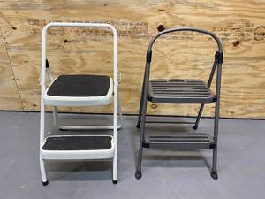 COSCO Lot of 2-  Folding Step Stools