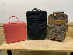 Lot of Used Luggage