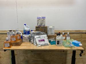 Lot of Various Cleaning Supplies