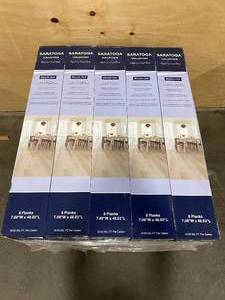 SARATOGA COLLECTION Lot of 50 Boxes of- 100% Waterproof Flooring in Blonde Oak (Total of 946.50 sq. ft.)