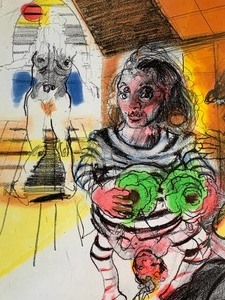 lot 17 image: Fun Signed, Dated & Framed Art- From the Collection of Jack Zipes