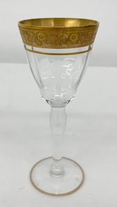 lot 25 image: Set of Gold Rimmed Glassware