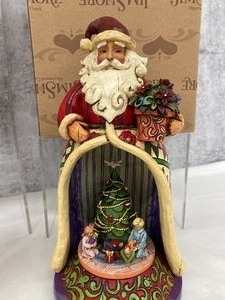 lot 64 image: Two Jim Shore Christmas Figurines