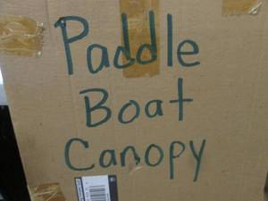 lot 34 image: (F-1) Paddle Boat Canopy...