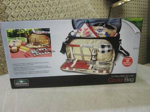 lot 37 image: (D-3) 12pc BBQ Set with Cooler Bag...