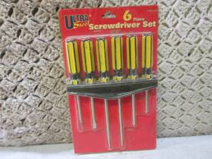 lot 41 image: (E-2) 6pc Screwdriver Set...