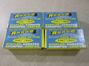 lot 59 image: (BSB) 4 Boxes of Arrow 516 Staple...