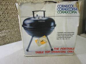 lot 79 image: (D-2) Portable Table Top Charcoal G...