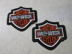 lot 102 image: (CNTR) Lot of 2 Embroidered Harley ...