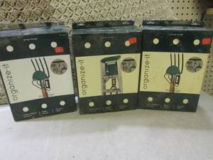 lot 190 image: (F-2) 3 Garage Storage Organizers...