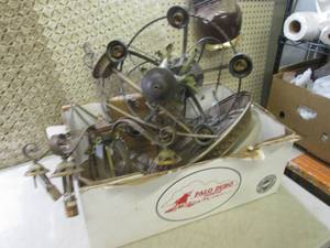 lot 231 image: (RM2) 3 Vintage Hanging Light Fixtu...