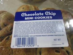 lot 254 image: (B-1) 4 Containers Chocolate Chip M...