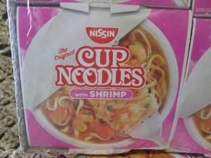 lot 256 image: (C-1) 18 Cup Noodles with Shrimp 3 ...