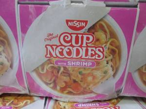 lot 257 image: (C-1) 18 Cup Noodles with Shrimp 3 ...