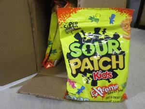 lot 264 image: (B-1) Case of 12 Bags Sour Patch Ki...