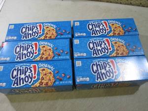lot 276 image: (B-2) 6 Boxes of Chips Ahoy Origina...