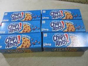 lot 277 image: (B-2) 6 Boxes of Chips Ahoy Origina...