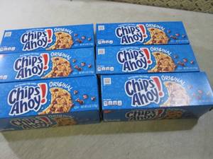 lot 279 image: (B-2) 6 Boxes of Chips Ahoy Origina...