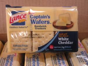 lot 281 image: (C-1) Case of Captains Wafers Snadw...