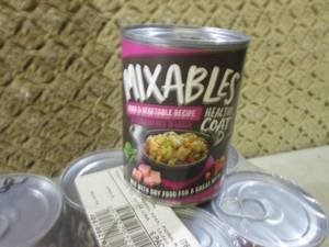 lot 289 image: (B-3) 6 Cans of Mixables Pork & Veg...