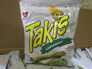 lot 293 image: (D-2) Case of 20 Bags Takis Ghacamo...