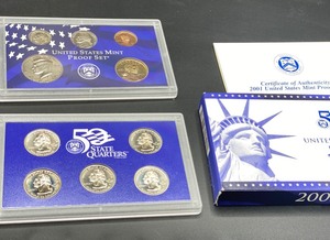 lot 45 image: 2001 United States Mint Proof Set