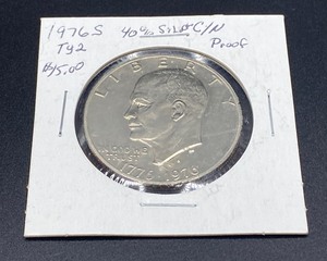 lot 29 image: 1976-S Eisenhower Dollar Proof