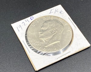 lot 41 image: 1974 Eisenhower Silver Dollar