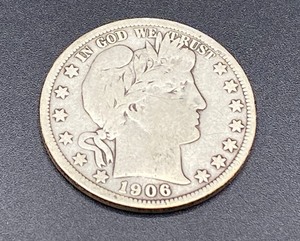 lot 51 image: 1906 Barber Half Dollar