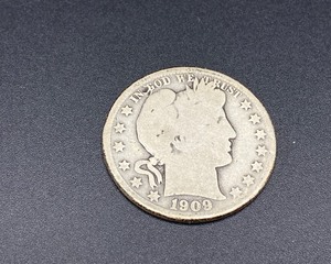 lot 56 image: 1909 Barber Half Dollar