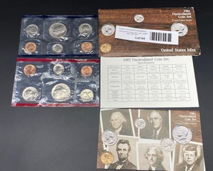 lot 64 image: 1985 Uncirculated Coin Set