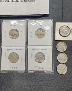 lot 68 image: Buffalo and Victory Nickels
