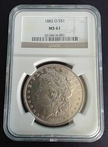 1882-O Morgan Dollar - MS61