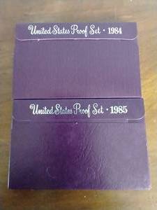 2 U.S. Proof Sets - 1984, 1985