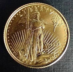 1998 110th Oz. Gold Eagle