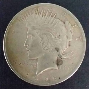1922 Peace Dollar