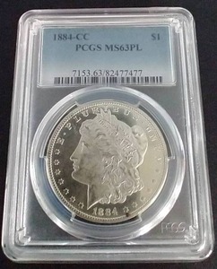 1884-CC Morgan Dollar - MS63 Proof-Like