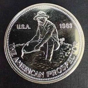 1983 Engelhard Prospector 1 Oz Silver Coin