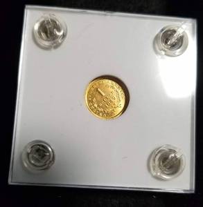 lot 04 image: 1849 US TYPE I GOLD DOLLAR (important gold year - 1849ers)