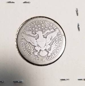 lot 15 image: 1914 BARBER QUARTER GOOD