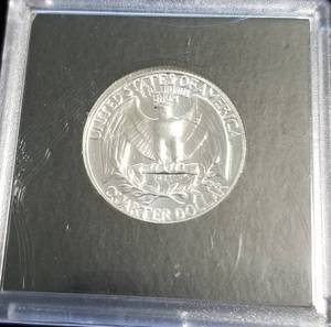 lot 26 image: 1964 PROOF WASHINGTON SILVER QUARTER