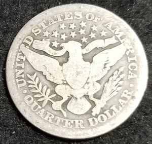 lot 28 image: 1916 BARBER SILVER QUARTER