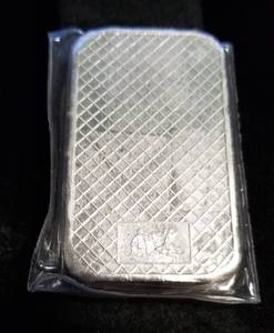 lot 17-A image: 5 TROY OZ. .999 FINE SILVER BAR EAGLE LANDING SILVERTOWNE SEALED